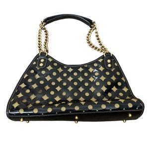 Eric Javits NY Retro Gold Black Bag